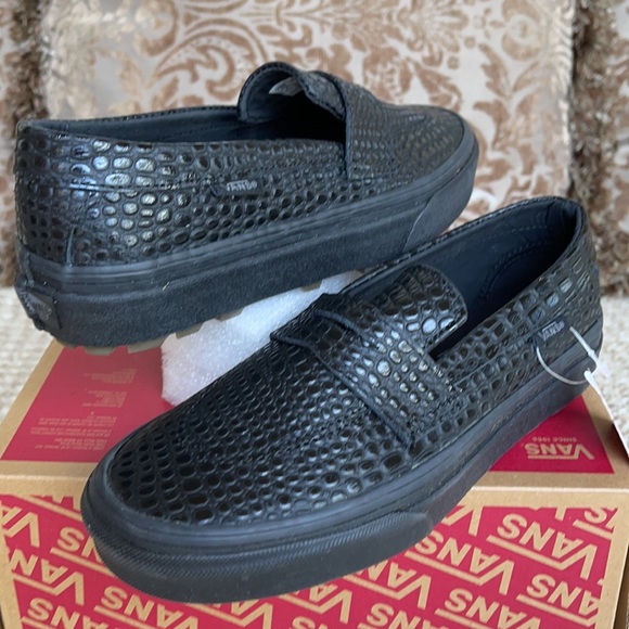 Vans Style 53 Dx Patent Croc Black/Black WMNS - Picture 9 of 16